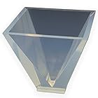 レジン型 ピラミッド オルゴナイト用 透明 シリコンモールド シリコン製 50mm 鏡面仕上げ