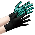[ミドリ安全] ハイグリップ 滑り止め手袋 作業用 高グリップ 通気性 MHG134 ブラック×グリーン L 1双入