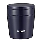 タイガー 魔法瓶 真空 断熱 スープ ジャー 250ml 保温 弁当箱 広口 まる底 インディゴブルー MCL-B025-AI Tiger
