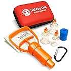 Safety Life(セーフティライフ) ポイズンリムーバー 毒吸引器 コンパクト 携帯ケース付 応急処置 セット