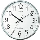 リズム(RHYTHM) 掛け時計 電波時計 オフィス 屋内用 静音 連続秒針 シルバー Φ36×4.5cm オフィス用品 事務所 シチズン CITIZEN 8MYA39-019