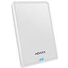 ADATA Technology HV620S 外付けハードドライブ 1TB ホワイト AHV620S-1TU3-CWH
