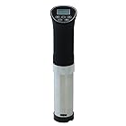 富士商 Felio 低温調理器 Sous vide cooking ブラック 1000W 0.5℃単位設定可能 開始直後と出来上がり1分前のお知らせ機能付き F9575