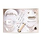 赤ちゃんの城 ポリプロピレン 食器セット トリコロール 離乳食 調理器具 日本製