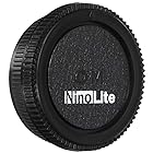 NinoLite キャップ2個セット オリンパスOMマウントレンズ用リアキャップ と カメラボディ用キャップ