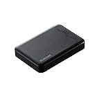 エレコム HDD 外付けハードディスク 500GB ビデオカメラから直接保存 衝撃吸収インナーフレーム ELP-EDV005UBK