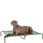 Amazonベーシック ペットベッド 犬 猫 脚つきコット型 メッシュ 152 x 94 x 23cm XLサイズ グリーン