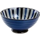 CtoC JAPAN 飯碗 おしゃれ : 有田焼 ゴス巻内十草 軽々特大茶碗 Japanese Rice bowl Pottery/Size(cm) Φ14.6x7/No:777021