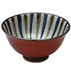 飯碗 おしゃれ : 有田焼 朱巻内十草 軽々茶碗 Japanese Rice bowl Pottery/Size(cm) Φ11.9x6.2/No:724896