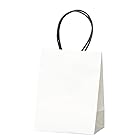 シモジマ ヘイコー 紙袋 プチバッグ 白無地 10枚入 004088600 幅120×マチ65×高150mm