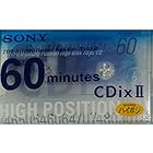 SONY カセットテープ 60分 CDix II ハイポジ クリーニング機能付 C-60CDX2F