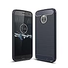 【COKOVI】Moto X4 ケース Motorola Moto X4 ケース 高耐久性 傷つけ防止 防指紋 薄型 スリム 耐衝撃 (ブルー)