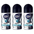 (Pack of 3) Nivea Invisible Black & White Fresh Scent Anti-perspirant Deodorant Roll On for Men 50ml - (3パック) ニベア不可解黒そして白新鮮