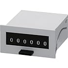 ライン精機 電磁カウンター(リセットツキ)6桁 MCF-6X AC100V カウンタ