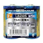 【lazos】LA-T1X2 （2個） 単１ アルカリ乾電池