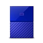 WD ポータブルHDD 2TB USB3.0 ブルー 暗号化 パスワード保護 3年保証 My Passport WDBS4B0020BBL-WESN