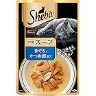 シーバ (Sheba) キャットフード アミューズ お魚の贅沢スープ まぐろ、かつお節添え 40g×12個 (まとめ買い)