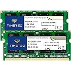 Timetec 8GB キット (2x4GB) ノートPC用メモリ DDR3 1333 MHz PC3 10600 1.5 v 204 Pin SODIMM 8 GB キット (2x4GB)