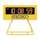 セイコークロック(Seiko Clock) 目覚まし時計 置き時計 デジタル ミニタイマークロック 黄色 93×104×45mm SQ815Y