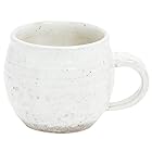 光陽陶器 マグカップ 白 径8.0×H8.0cm ろくろ粉引くしまるマグ 20730