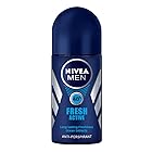 Nivea Fresh Active Anti-perspirant Deodorant Roll On for Men 50ml - ニベア新鮮なアクティブ制汗剤デオドラントロールオン男性用50ml