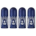 (Pack of 4) Nivea Protect & Care Anti-perspirant Deodorant Roll On for Men 4x50ml - (4パック) ニベア保護するそしてお手入れ制汗剤デオドラントロールオン男性用4