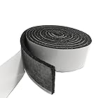 Tetedeer 床のキズ防止テープ 自由にカットして使用可 幅3cm 長180cm (ブラック)