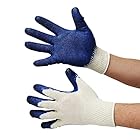 [エース] ゴム引き手袋 10双組 フリーサイズ ブルー AG869