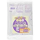 日本サニパック ポリ袋 食品用 保存袋 半透明 M 100枚 ごみ袋 F05