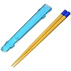 イシダ ランチフィット 箸 ケースセット 18cm 日本製 ブルー