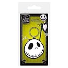 (ナイトメアー・ビフォア・クリスマス) Nightmare Before Christmas オフィシャル商品 ジャック PVC キーホルダー (ワンサイズ) (ホワイト/ブラック)