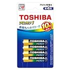 東芝 アルカリ乾電池 単4形 4本入 1.5V アルカリ1 ブリスターパック LR03AN 4BP