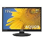 シャープ 液晶 テレビ ハイビジョン 外付HDD対応(裏番組録画) AQUOS ブラック 19V型 2T-C19ADB