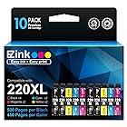 E-Z Ink(イージーインク) (TM) リサイクルインクカートリッジ Epson 220 XL 220XL T220XLの代替品 WF-2760 WF-2750 WF-2630 WF-2650 WF-2660 XP-320 XP-420 XP