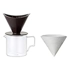 KINTO (キントー) OCT ブリューワージャグセット 2cups ブラック 目盛付き コーヒー 食洗機使用可 28902