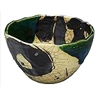 瀬戸焼 「 三次五三 」 小鉢 ボウル 皿 深め 約直径12×高さ7cm 古織部 日本製 139-0008