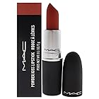 MAC Powder Kiss Lipstick # Devoted To Chili 3グラム (x 1)