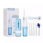 Cordless Water Dental Flosser Portable Oral Jet Irrigator Tooth Pick Water Irrigation USB Rechargeable 5 Tips 200ml 口腔洗浄機 携