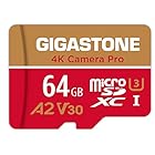 【5年保証 】Gigastone 64GB マイクロSDカード A2 V30 Ultra HD 4K ビデオ録画 Gopro アクションカメラ スポーツカメラ 95MB/s マイクロ SDXC UHS-I U3 Class 10 アダプタ付き
