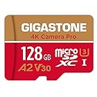 【5年保証 】Gigastone マイクロSDカード 128GB A2 V30 Ultra HD 4K ビデオ録画 Gopro アクションカメラ スポーツカメラ 高速4Kゲーム 動作確認済 100MB/s マイクロ SDXC UHS-I U3 C