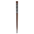 アオバ(Aoba) 箸 黒 22.5cm 食洗機対応 style 六角 フラット 531067
