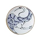 西海陶器 白 10.5cm 波佐見焼 kotohogi 小皿 鶴柄 18193