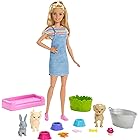 バービー(Barbie) おせわあそび ペットのおせわセット 【着せ替え人形】【ドール、アクセサリーセット】【3歳~】 FXH11