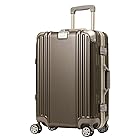 [レジェンドウォーカー] スーツケース キャリーケース キャリーバッグ フレームタイプ TSAダイヤルロック ダブルキャスター 5509 Mサイズ 3～5泊以上 4.5kg 51L 5509-57 シャンパンブロンズ