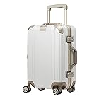 [レジェンドウォーカー] スーツケース キャリーケース キャリーバッグ フレームタイプ TSAダイヤルロック ダブルキャスター 5509 Sサイズ 1～3泊 3.7kg 35L 5509-48 ブリリアントホワイト