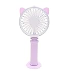 イトウ 携帯扇風機 パープル 約 210x98x37mm CAT FAN(キャットファン)ストラップ付き パープル