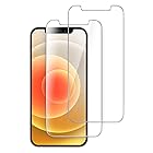 JEDirect iPhone12 / iPhone12 Pro (6.1インチ専用) 強化ガラス 液晶保護フィルム 2枚セット