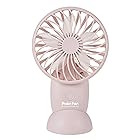 THREEUP スリーアップ 充電式 ポケットファン 「Poke Fan」 ピンク HD-T1913-PK