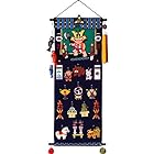 五月人形 室内用鯉のぼり 端午の五段飾り 金太郎 タペストリー(高さ77cm)
