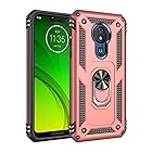 Jielangxin Keji Motorola Moto G7 ケース 360度回転リングホルダー キックスタンドケース Motorola Moto G7 T1962-1 T1962-4 T1962-5 T1962-6 / Moto G7 Pl